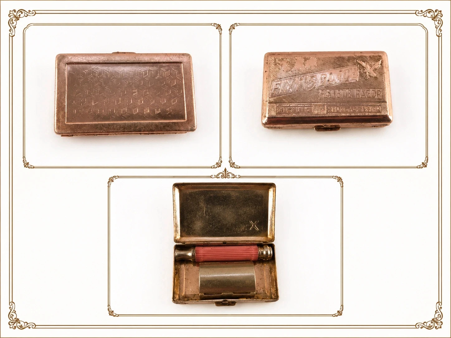 Ancien nécessaire de rasage Flying Eagle Safety Razor